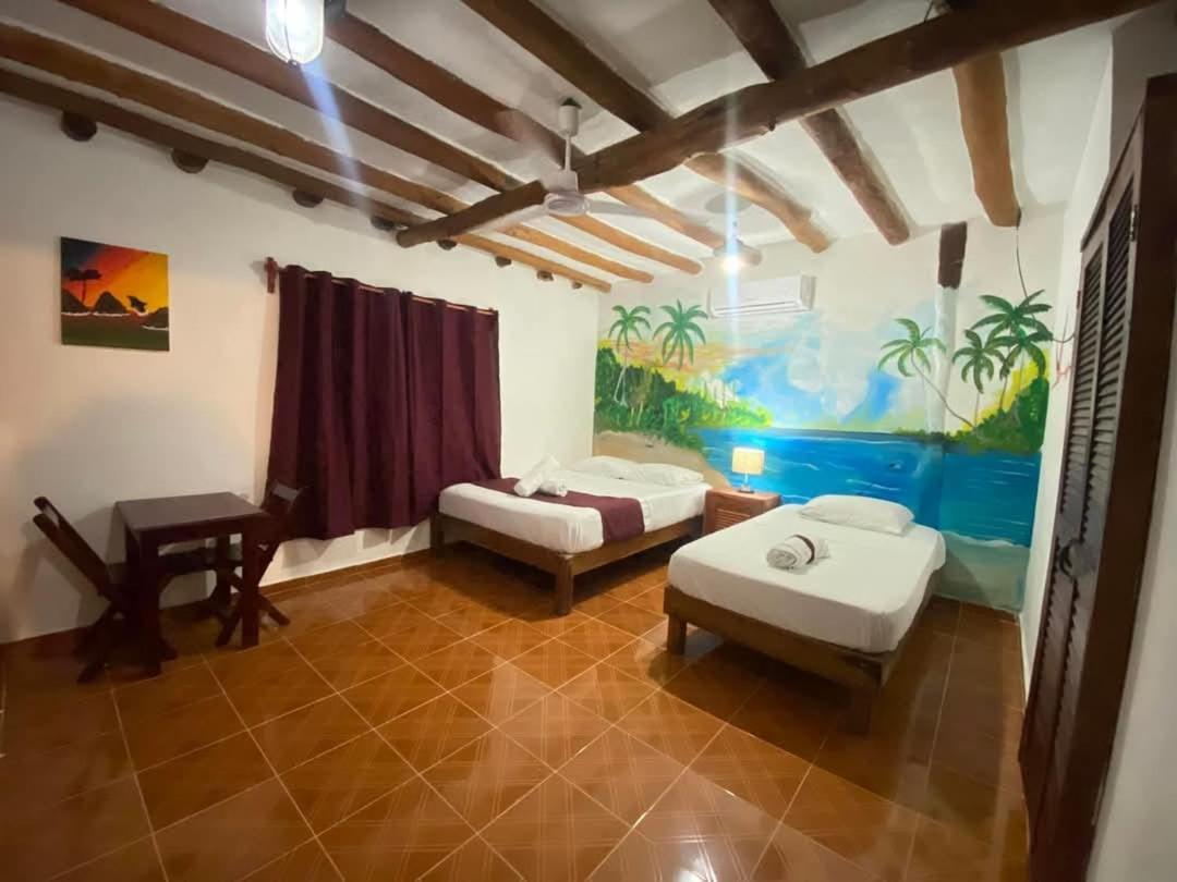 Casa Victor Avila Isla Holbox Bagian luar foto